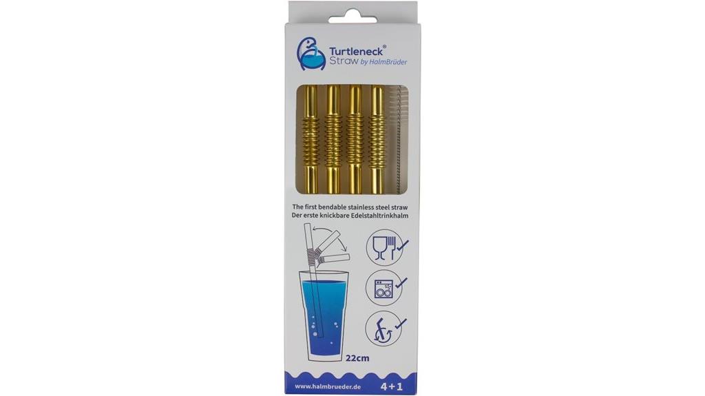 flexible stainless steel straws