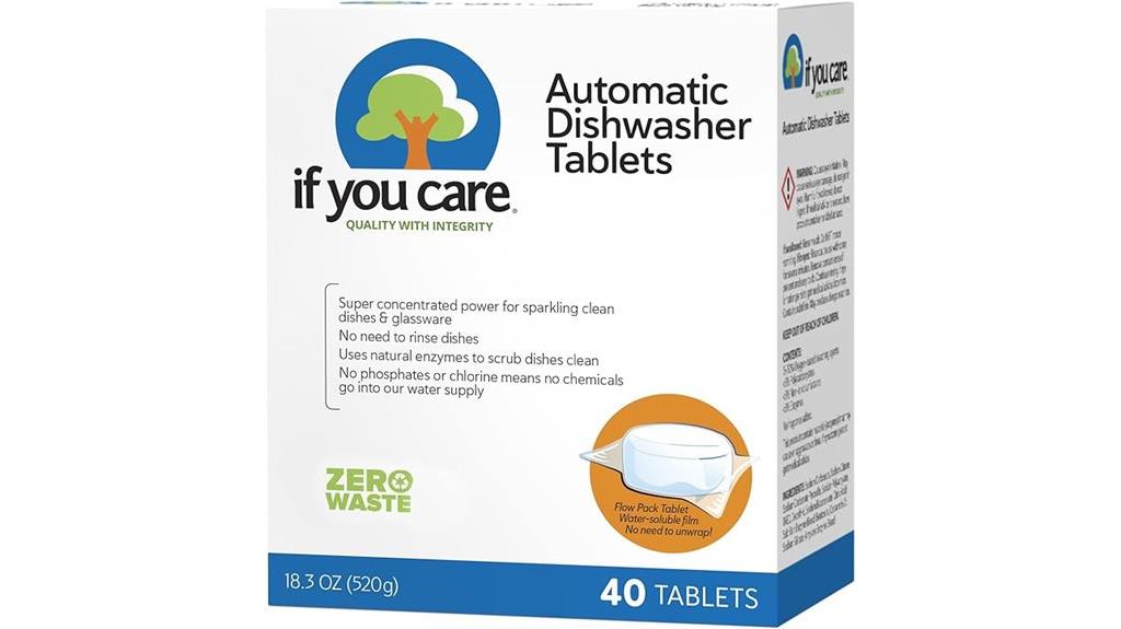 forty dishwasher tablets pack
