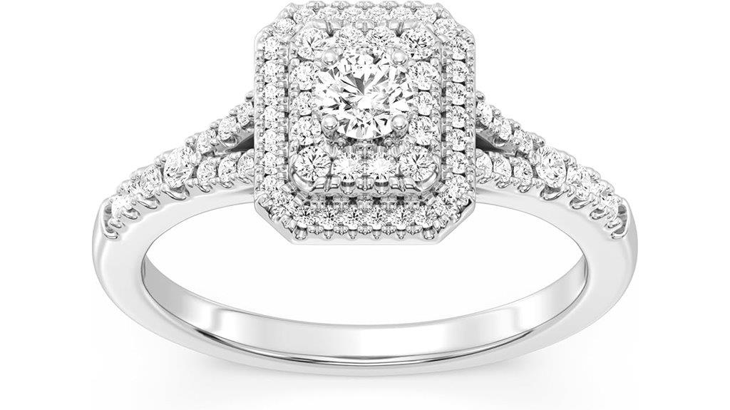 gilded lab grown diamond