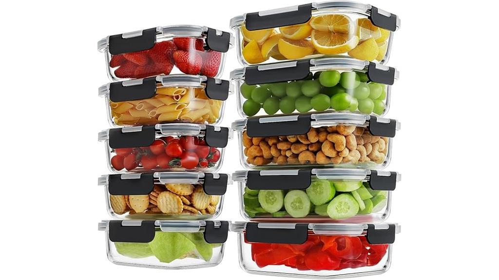 glass meal prep containers