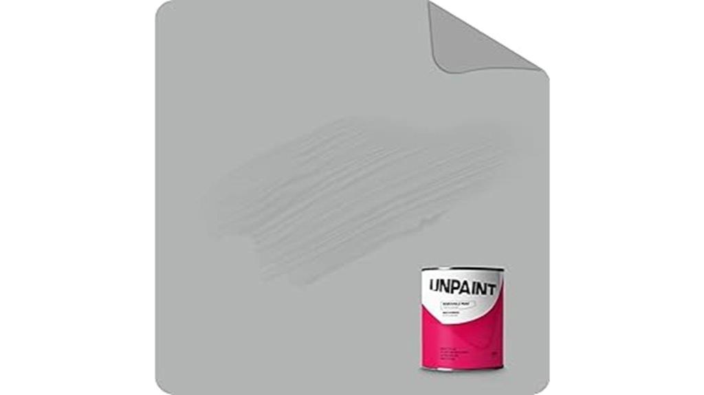 gray matte removable paint