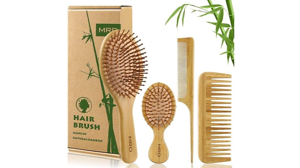hair brush and comb set