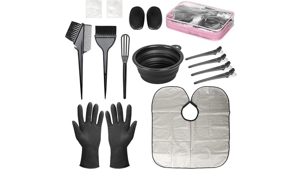 hair dye kit 16 pieces