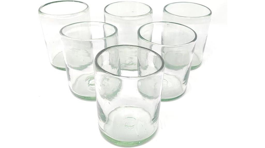 hand blown mexican glassware