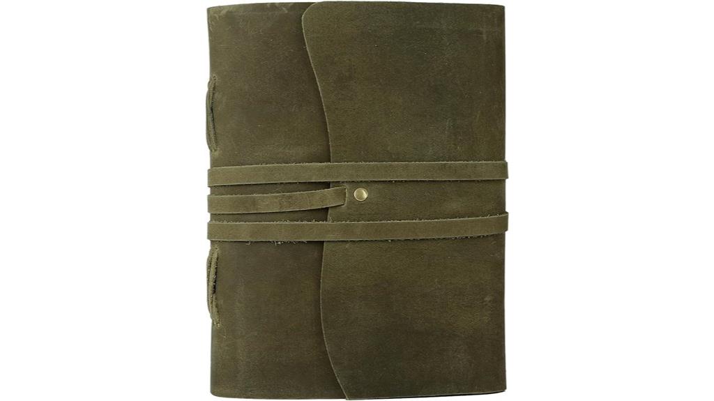 handmade leather journal