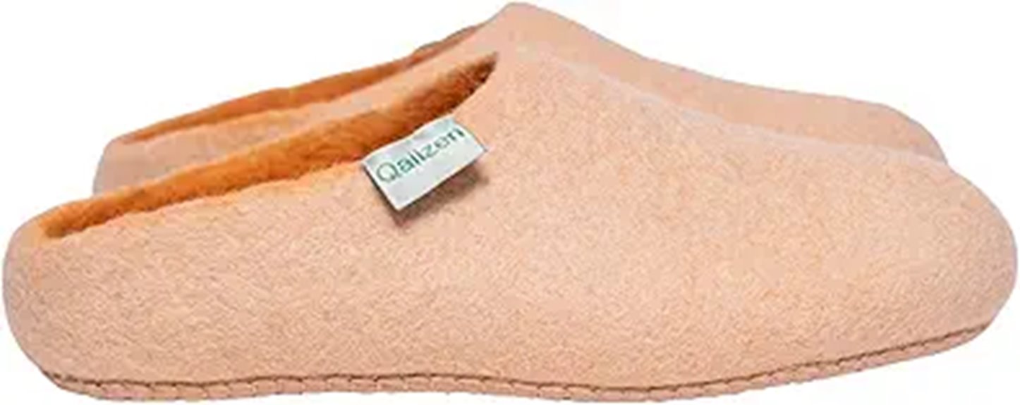 handmade wool cozy slippers