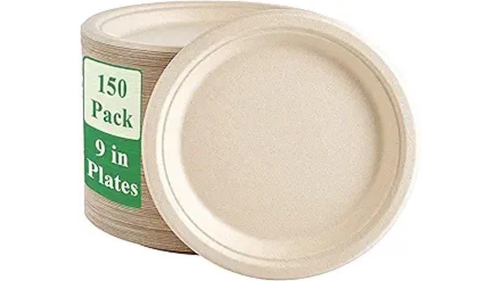 heavy duty compostable paper plates