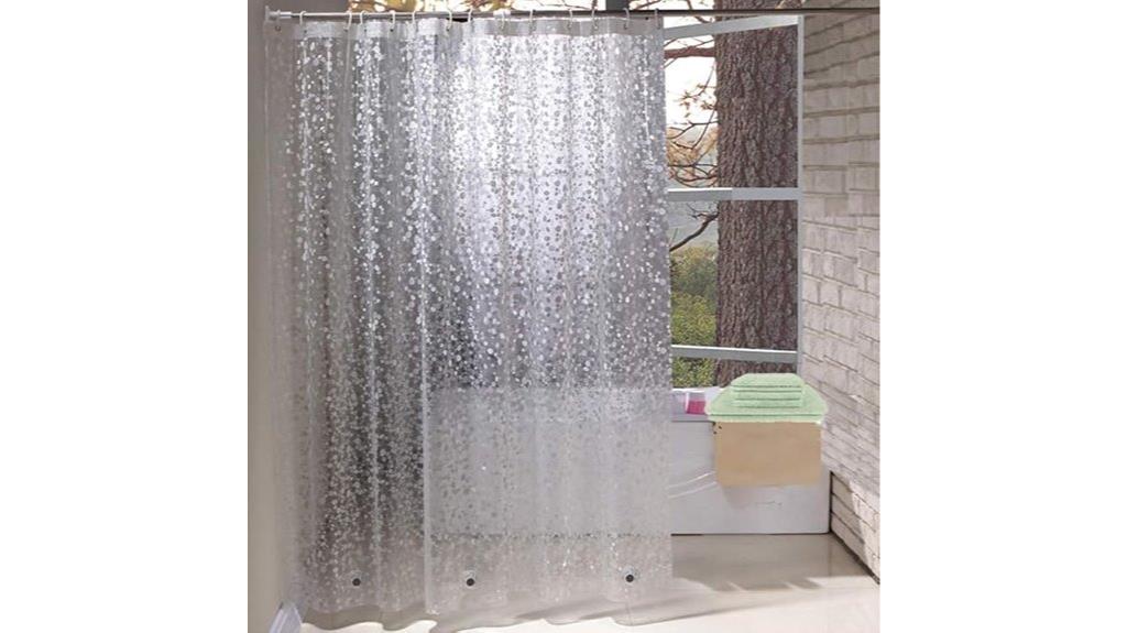 heavy duty magnet shower curtain