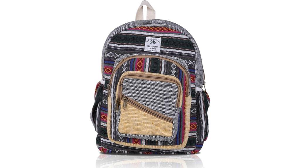 hemp travel day backpack