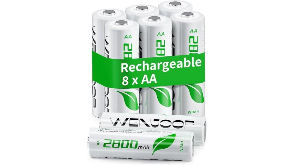 high capacity rechargeable batteries