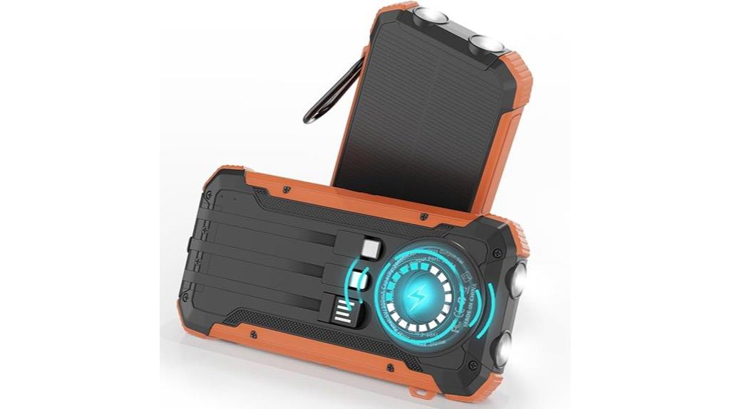 high capacity solar power bank