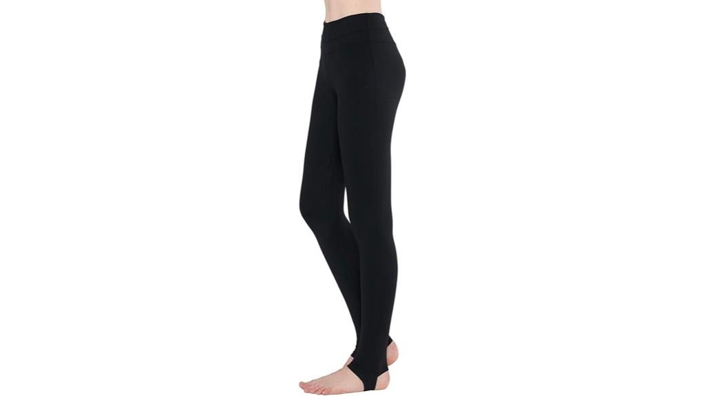 high waist stirrup leggings