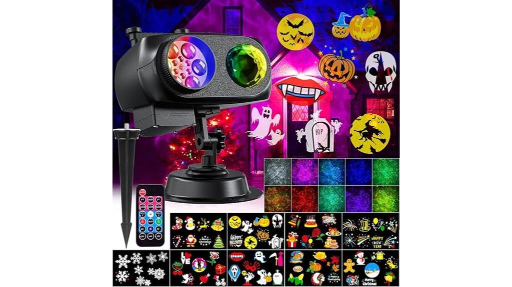holiday themed outdoor projector
