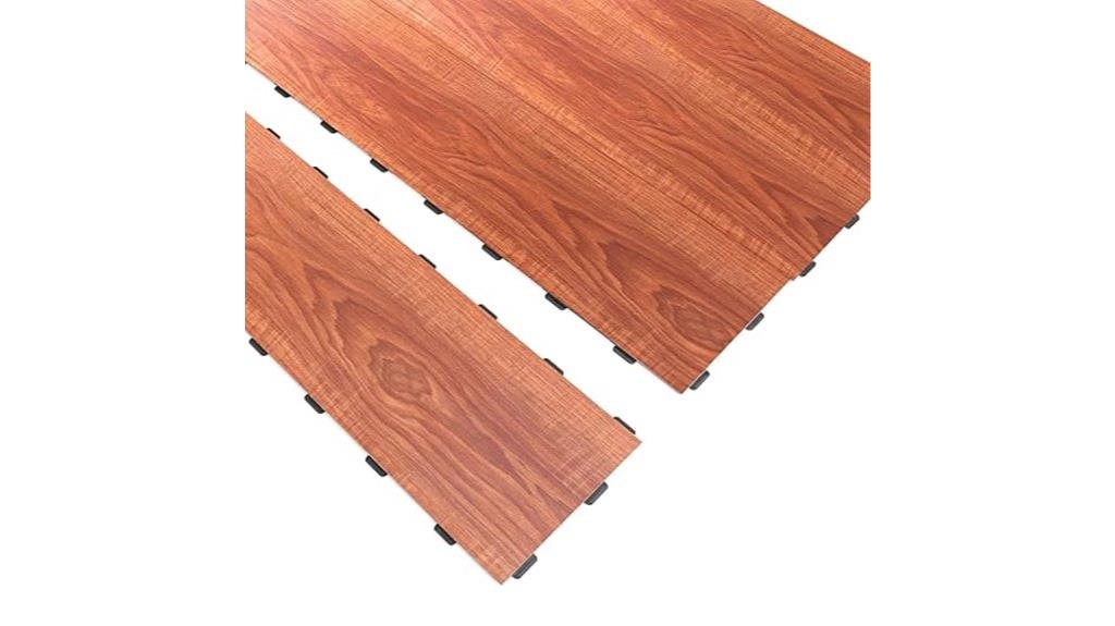interlocking vinyl floor tiles