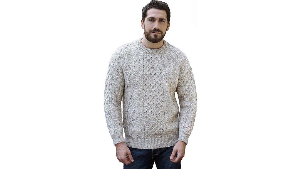 irish wool crew neck