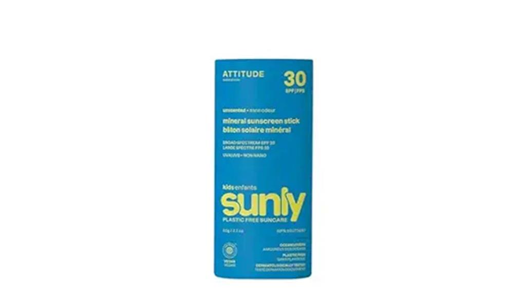 kids spf 30 mineral stick