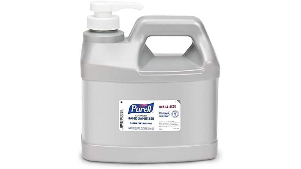 large 64 oz hand sanitizer