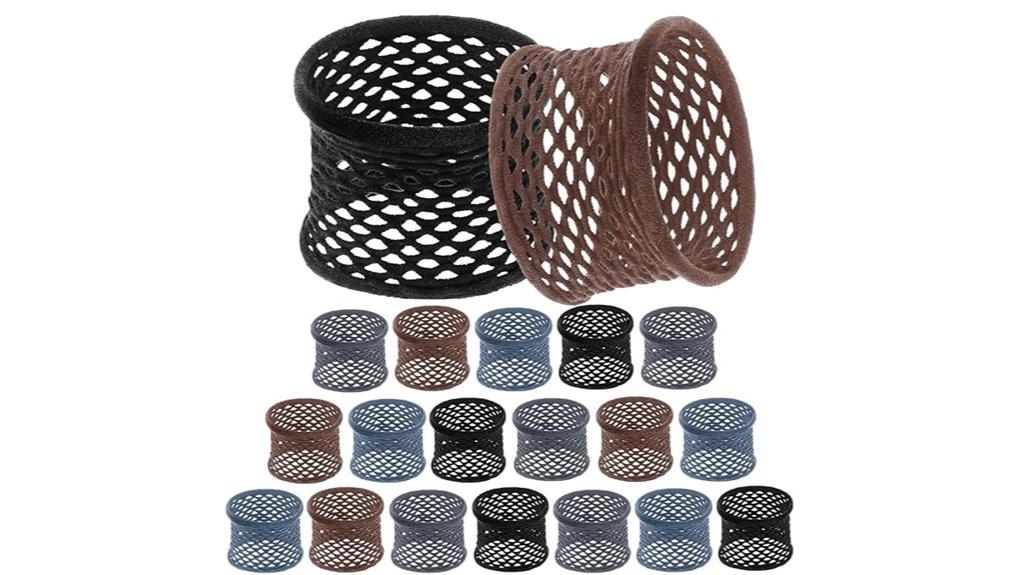 large cotton hair ties