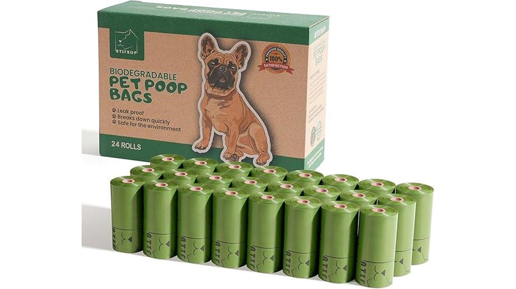 large eco friendly dog waste bags