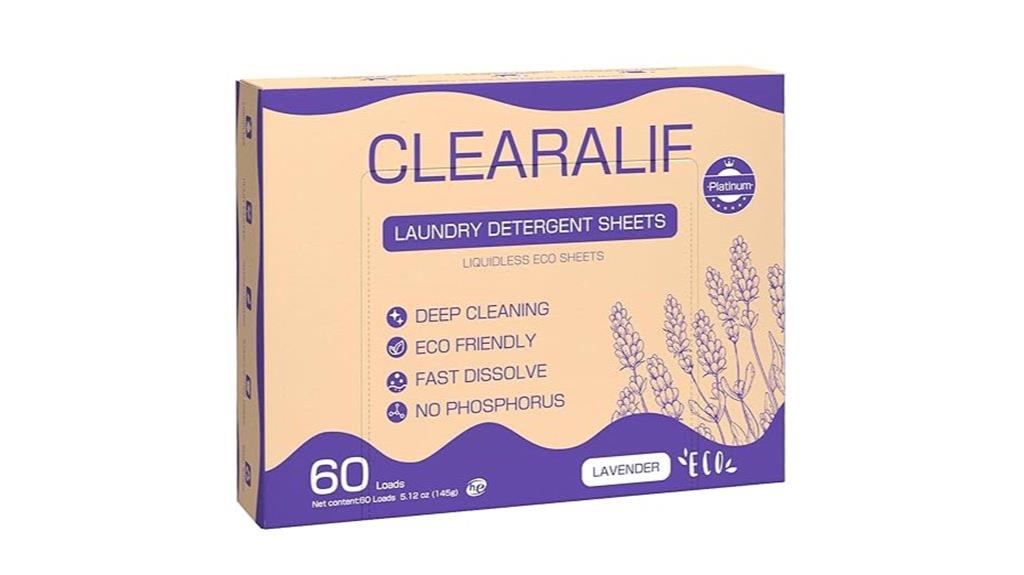 laundry sheets for 60 loads