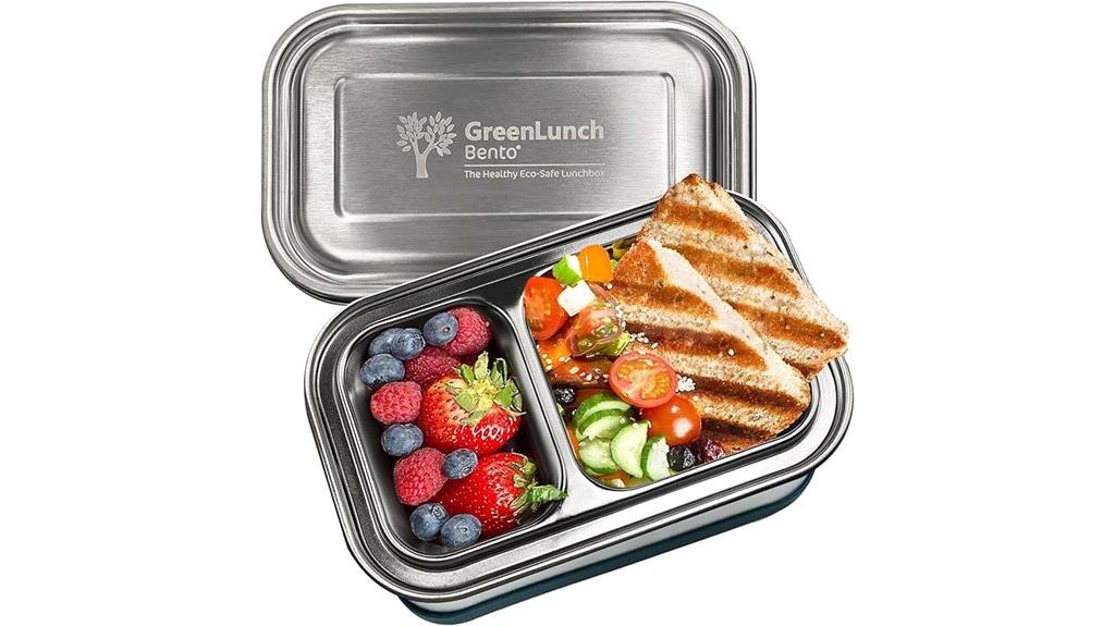 leak proof stainless steel snack box