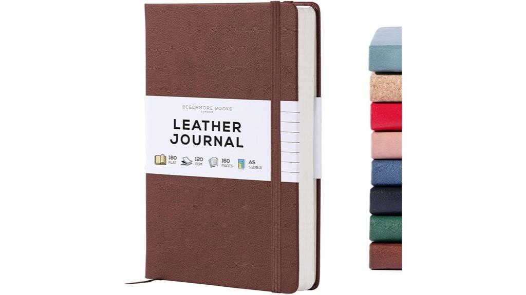 leather a5 journal