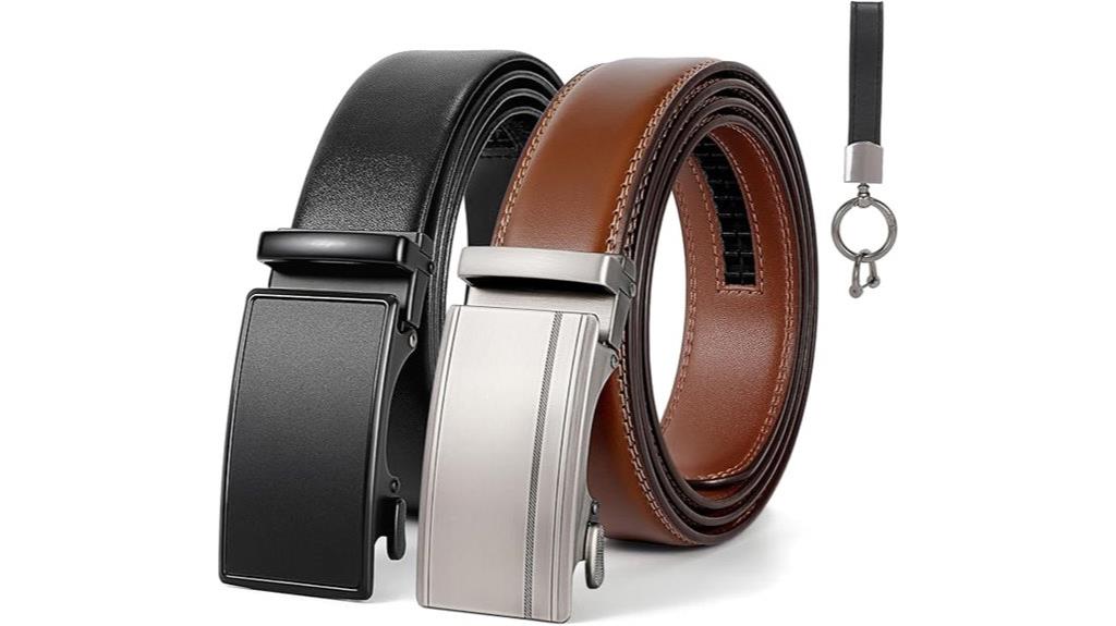 leather men s ratchet belts