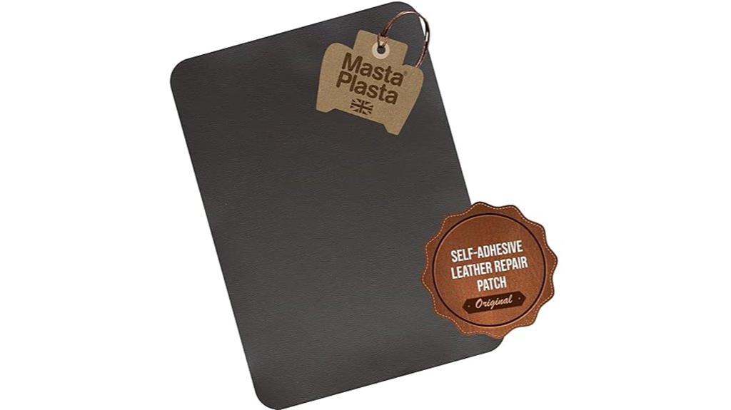 leather repair patch dark brown