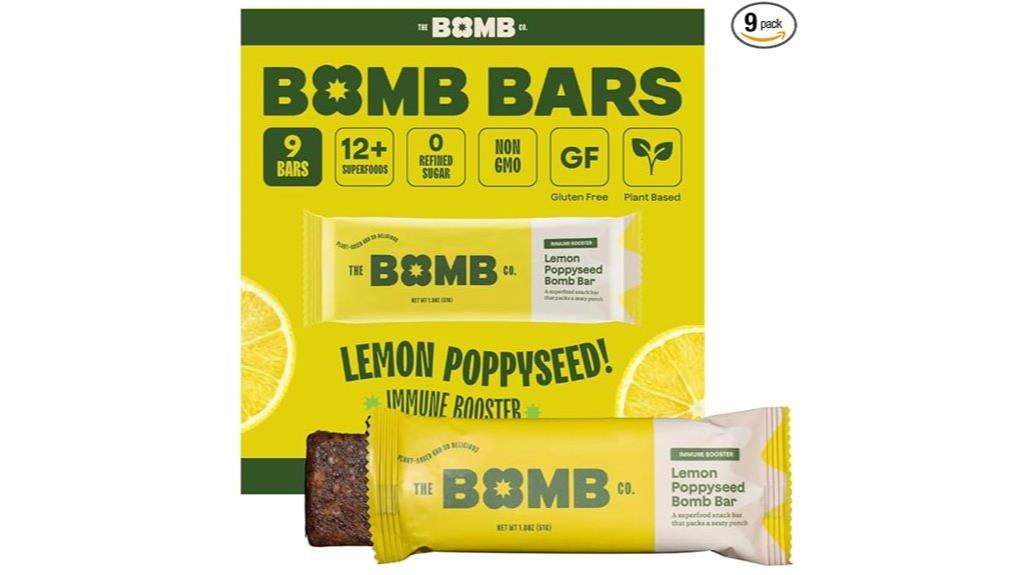 lemon poppyseed superfood bar