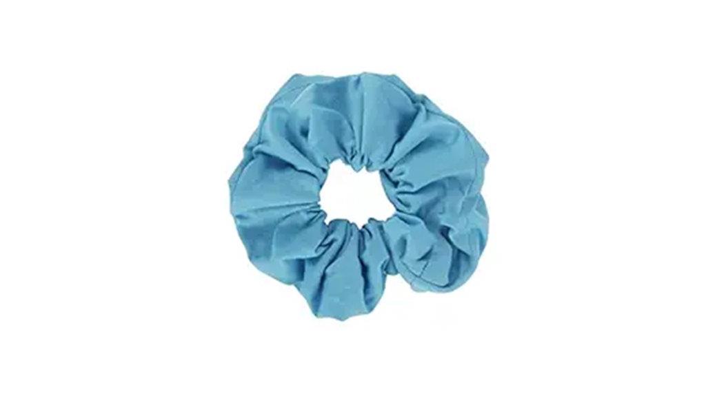 light blue jumbo hair tie