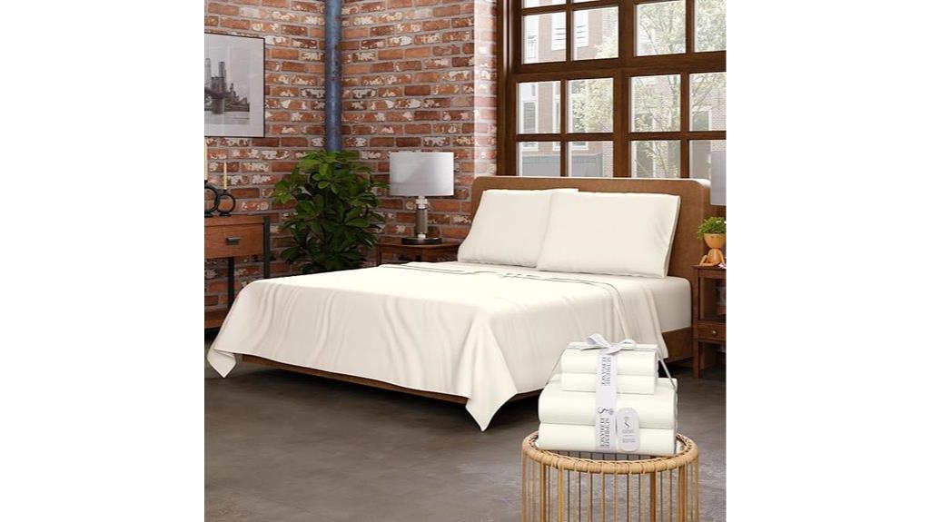 light ivory cotton bedding