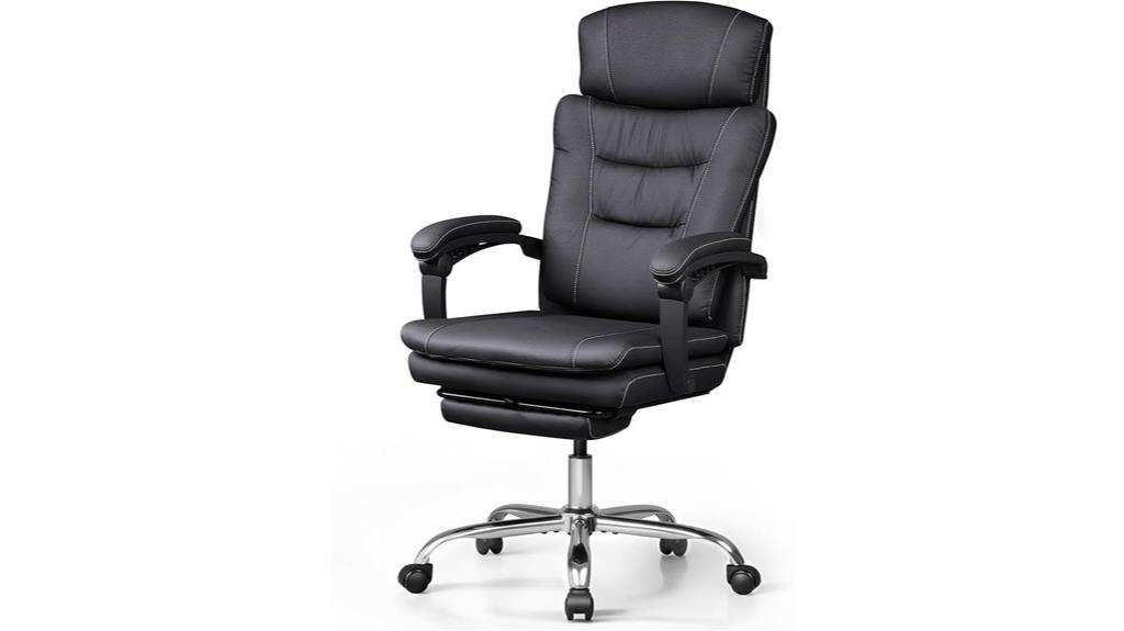 luxurious leather office chair