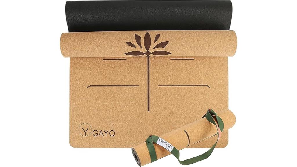 luxury cork yoga mat