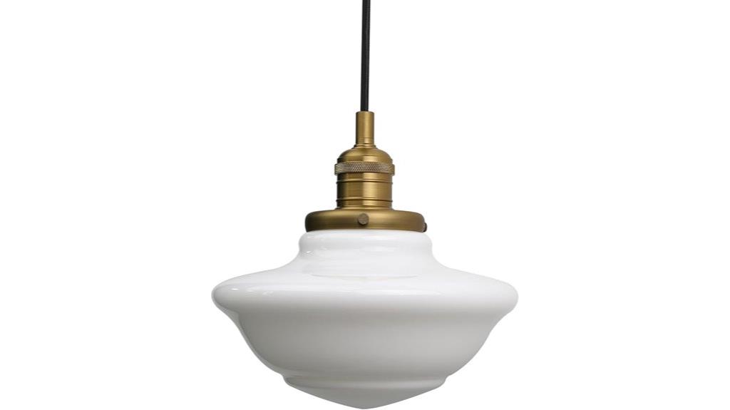 modern milk white pendant