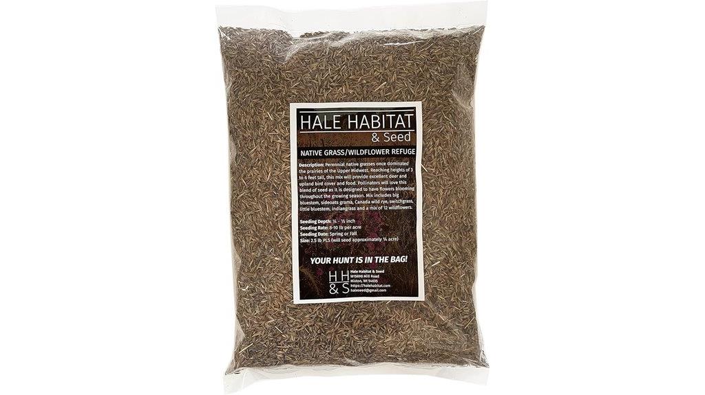 native grass and wildflower seeds