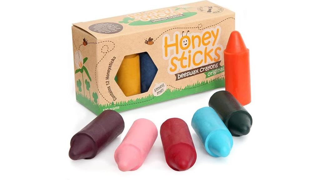 natural beeswax crayon set