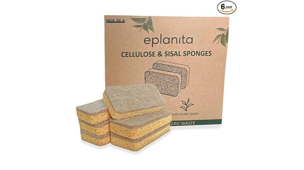 natural plant based scrub sponges