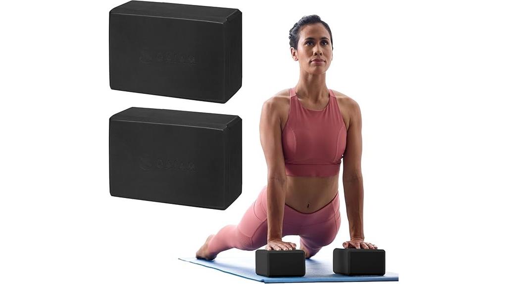 non slip beveled yoga block
