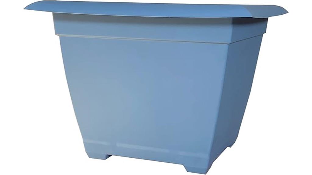 ocean blue recycled planter