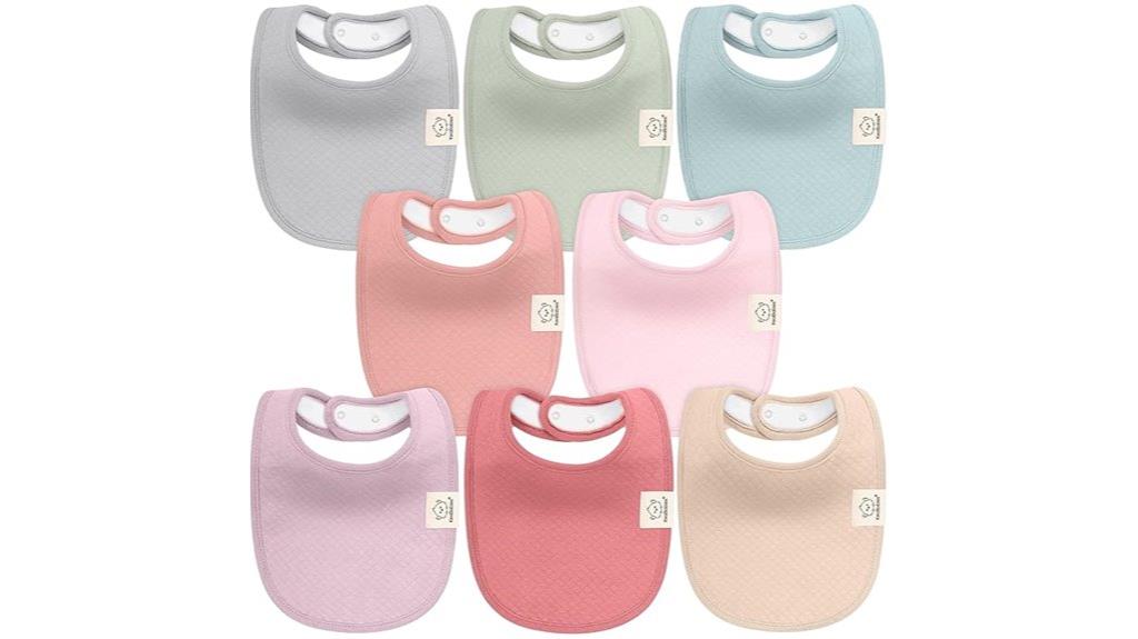 organic baby bib set