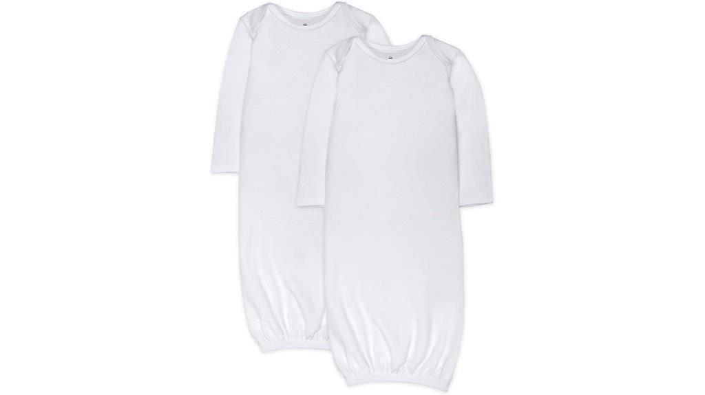 organic cotton baby gowns