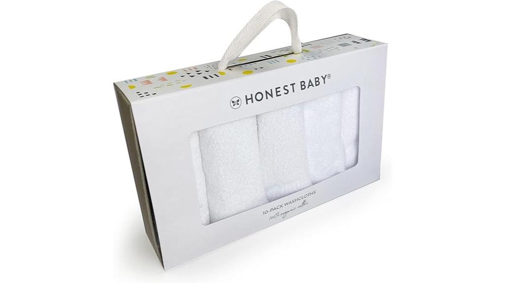 organic cotton baby washcloths