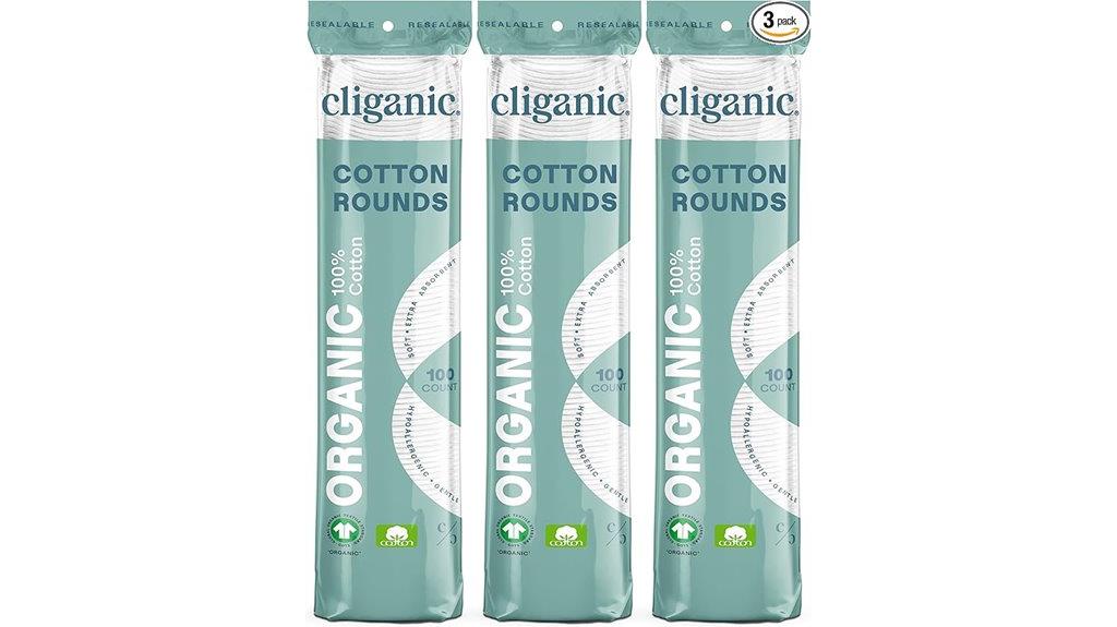 organic cotton makeup pads