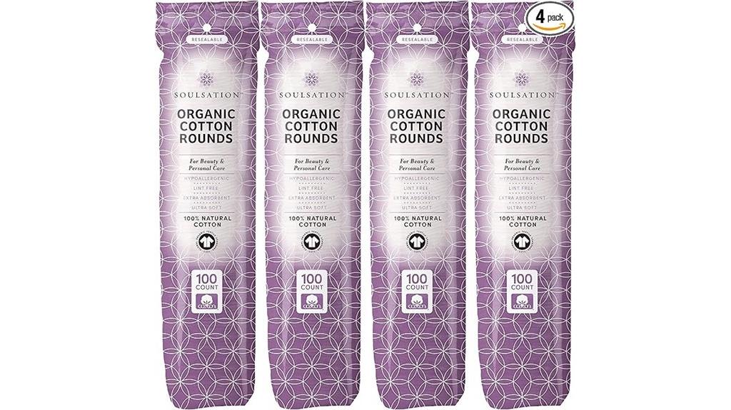 organic cotton makeup remover pads