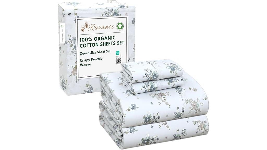 organic cotton queen sheets