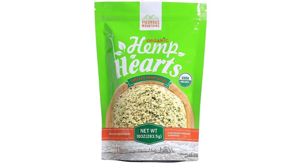 organic hemp seed package