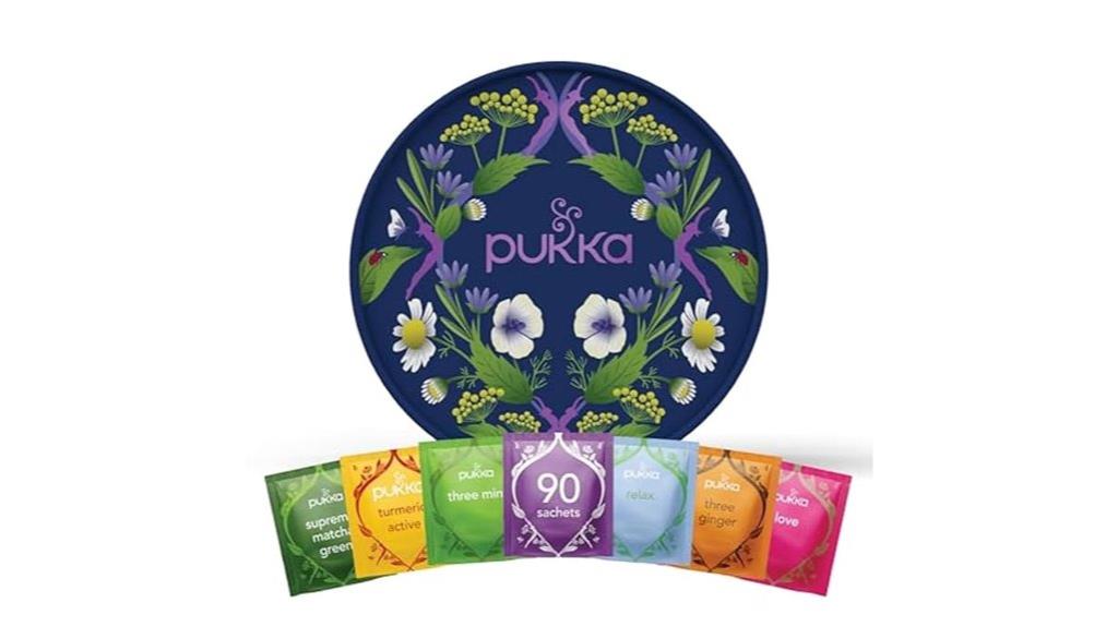 organic herbal tea sampler