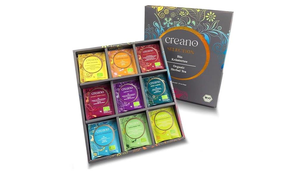 organic herbal tea sampler