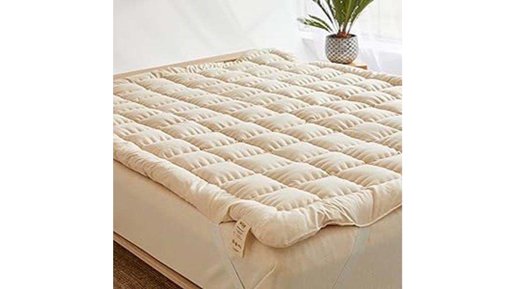 organic merino wool mattress topper