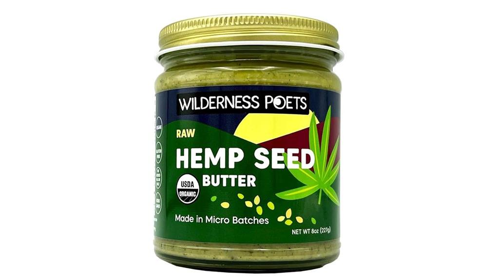 organic raw hemp seed butter